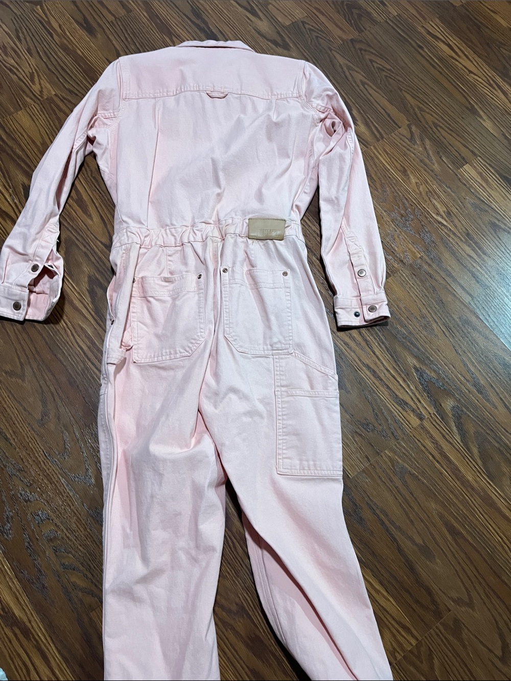 Duluth Trading Co Pink Women's Utility Jumpsuit coveralls xs like new - Picture 9 of 9